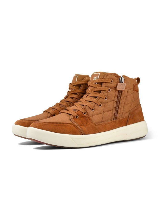 Puca Mens Shoes with Mesh | High Ankle Boots | Light Weight | Puca Genesis Tan - Image 4