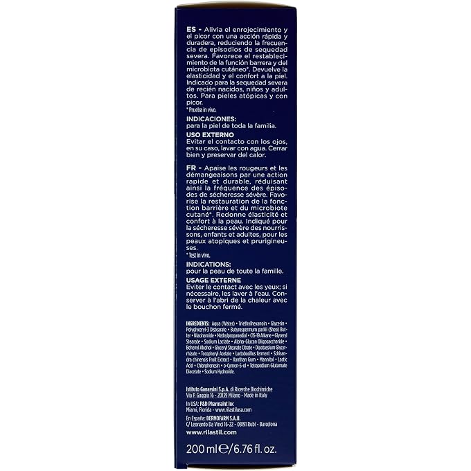 Rilastil Xerolact Pb - Lipid-Replenishing anti-Irritation Balm 200 Ml - Image 3