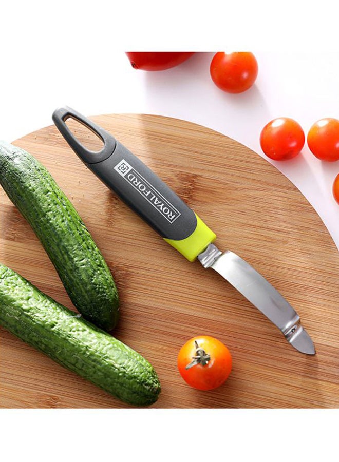 Royalford Stainless Steel Swivel Peeler Black - Image 1
