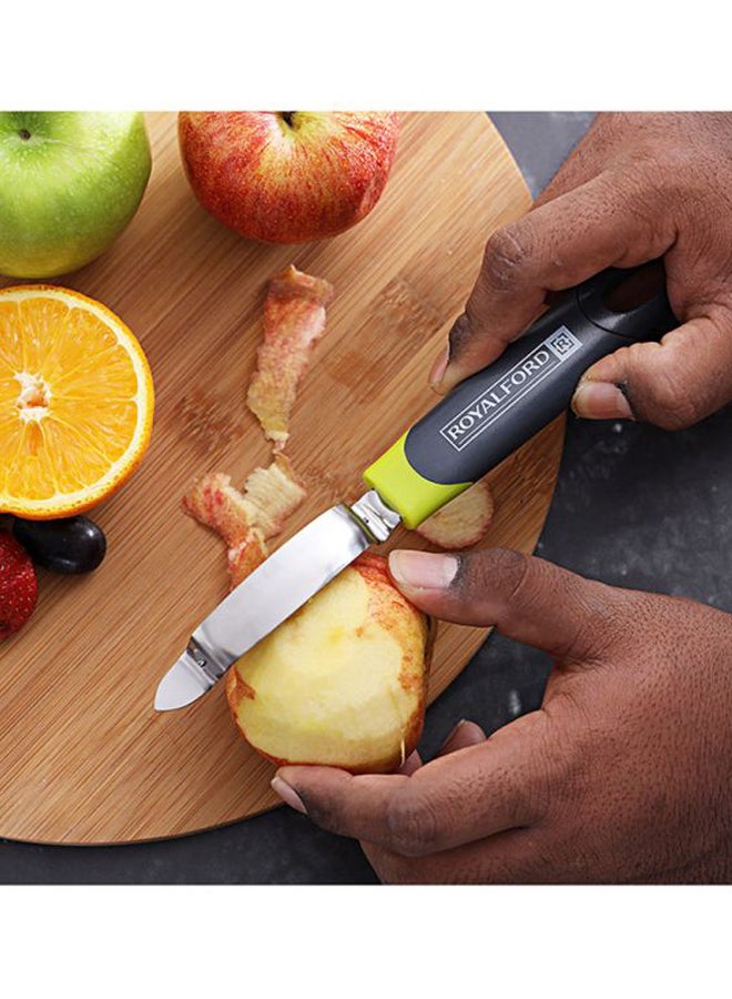 Royalford Stainless Steel Swivel Peeler Black - Image 3