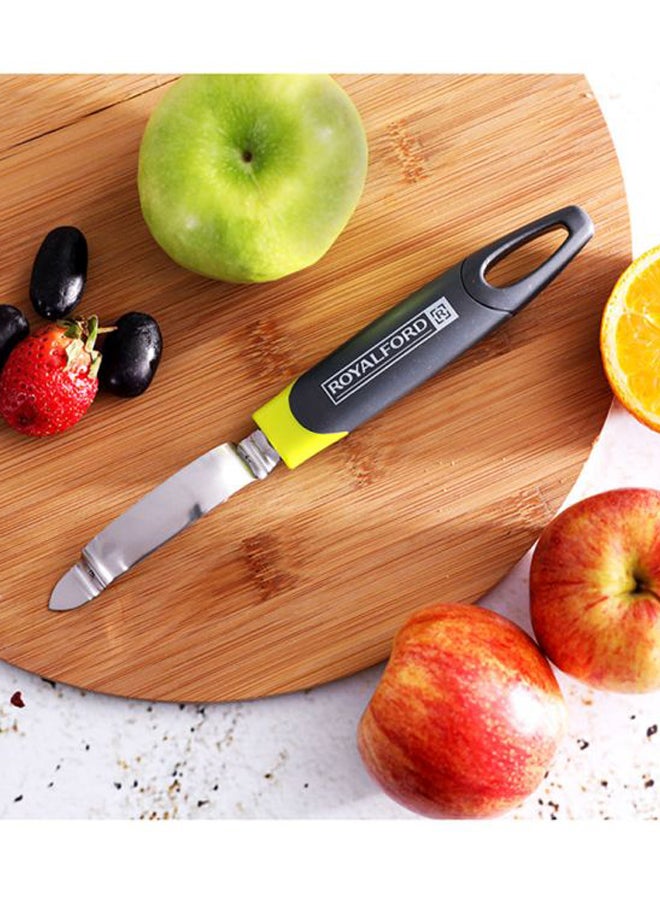 Royalford Stainless Steel Swivel Peeler Black - Image 4