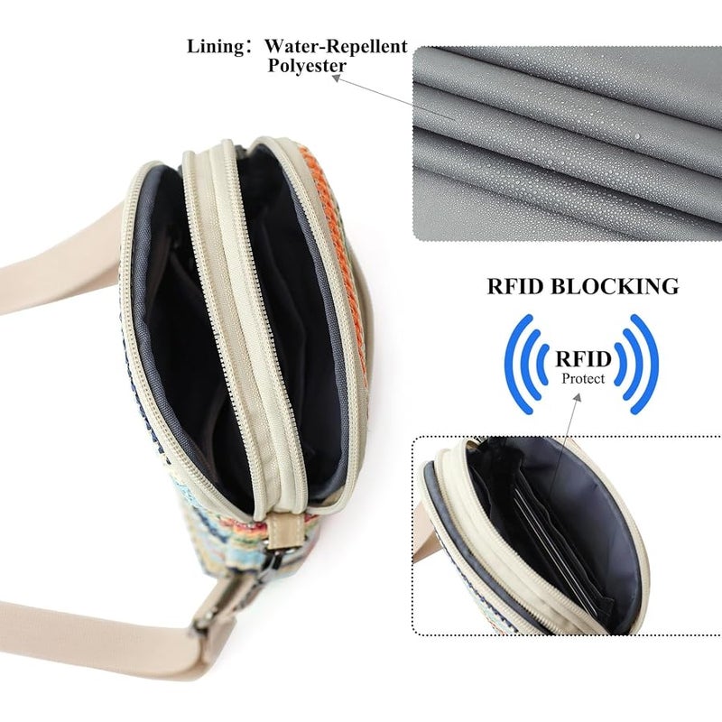 BBORGDC RFID Crossbody Bags For Women Travel, Small Cell Phone Purse - Image 4