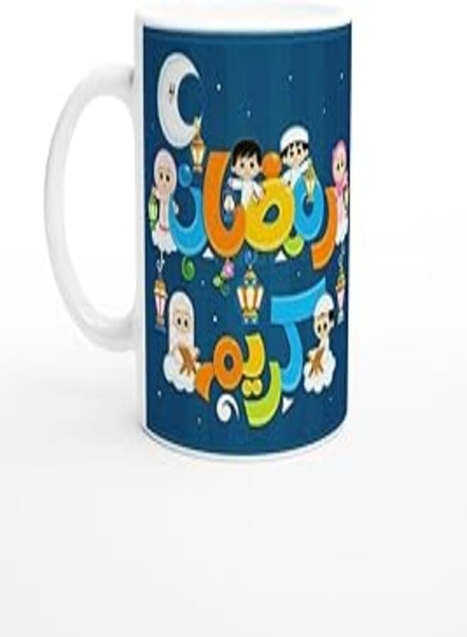 Creative Printed Mug Ramadan With Special Design - 7 (white mug) 