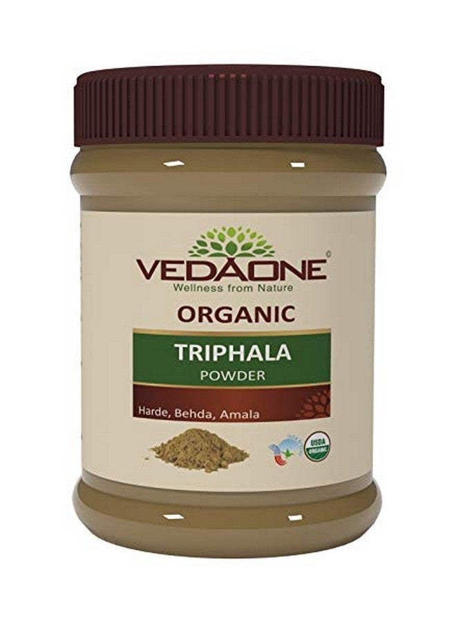Vedaone USDA Organic Triphala (Amala+Harde+Behda) Powder - 100g For Detoxification - Image 1