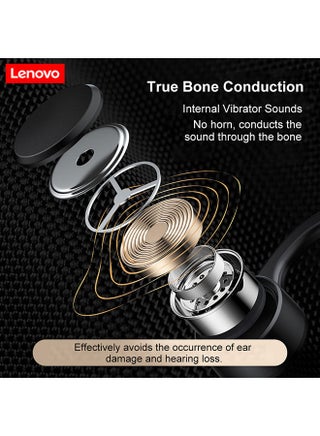 X4 Bone Conduction Earphone Wireless Bluetooth TWS Headphones Neck Hanging Black - view 5