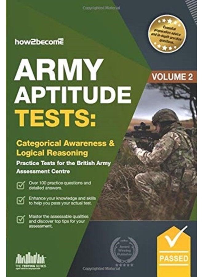 Army Aptitude Tests Categorical Awareness Logical Reasoning for the British Army Assessment Centre - Paperback
