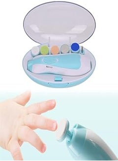 Generic Baby Nail Trimmer Electrically safe Baby nail clippers, Newborn and Kids Nail Kit, also available for adults - blue 