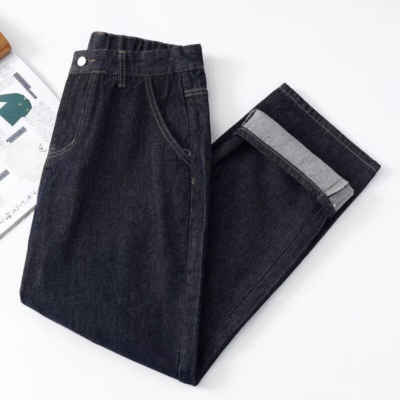 Unisex Casual Daily Denim Jeans - Image 4