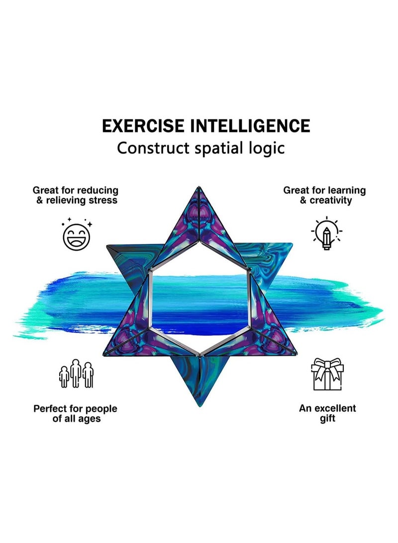 صندوق تحويل المكعبات ثلاثية الأبعاد، مجموعة مكعبات ثلاثية الأبعاد، ألعاب فيدجيت المكعبات، المكعب يتحول إلى أكثر من 70 شكلًا، ألعاب تعليمية للأطفال من سن 6 سنوات فما فوق - Image 3