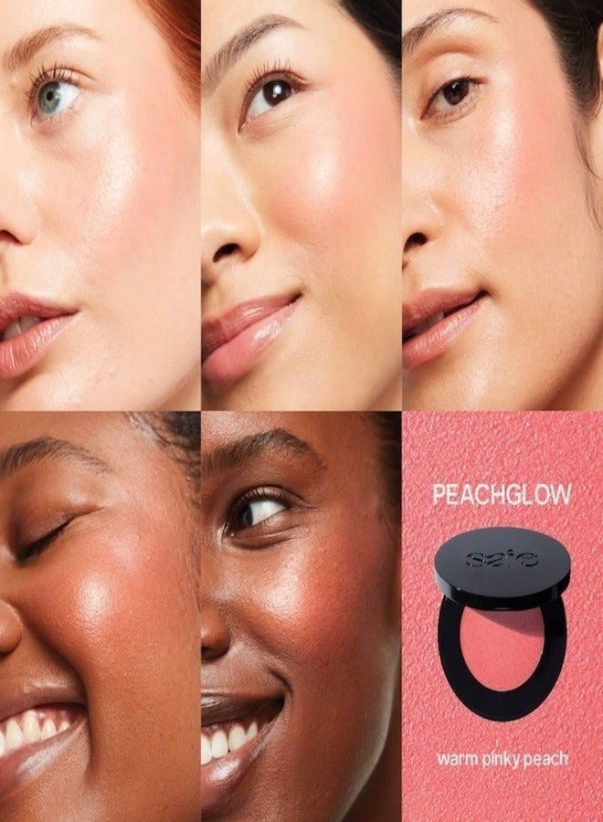 Saie Glow Sculpt Multi-Use Cream Blush & Highlighter - Peachglow - warm pink peach 5.8g - Image 2