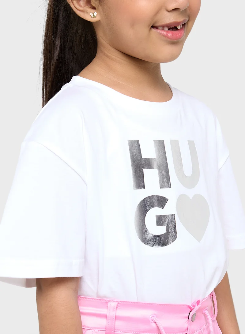 HUGO Kids Logo T-Shirt