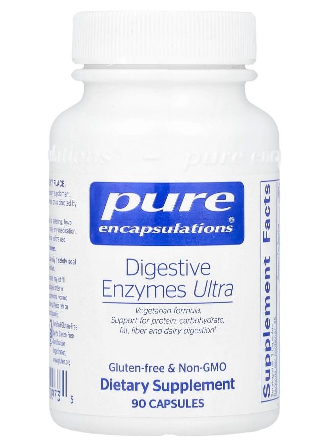 Pure Encapsulations إنزيمات هضمية ألترا 90 كبسولة