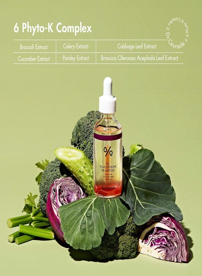 leegeehaam Dr.Ceuracle PLC Vita K Liposome Oil Ampoule - Post Laser Care with Vitamin K, Glowing Serum for Uneven & Dull Skin, Korean Skincare (50 ml / 1.69 fl. oz. - Image 4