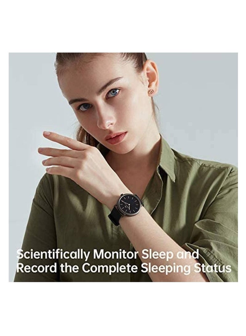 Mibro IP68 Waterproof Smartwatch with Sleep Monitor Step Counter Touch Screen Fitness Watch For Women and Men Black - Image 5