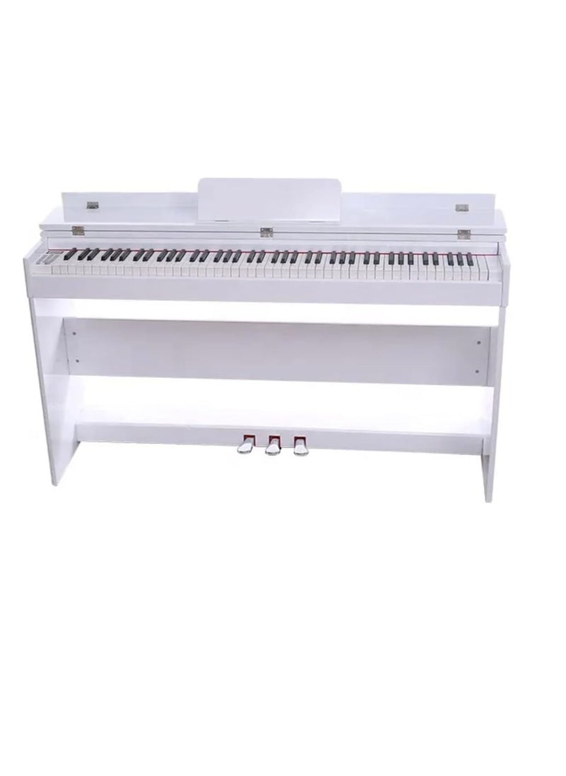 Megarya Megarya Piano Keyboard 88 Key Weighted Digital Piano 88 keys Electric Piano Professional (Glossy White)  - Image 2
