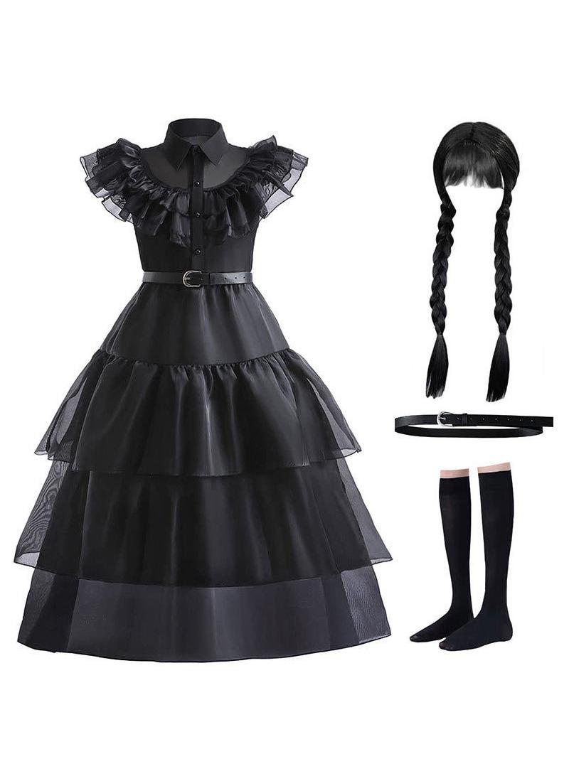 Bluejw Adams Costume Dress Outfits With Accessories Dress Up Set Family Birthday Cosplay Party - Image 1