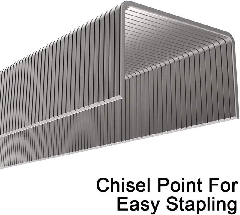 RAYSON 23/8 Heavy Duty Staples Enhanced Leg Length: 5/16" (0.32in.) Width: 0.5in. Staple Capacity 50 Sheets(80gsm 20lb).1000/Box, 2 Boxes Set Strong durable raw material - Image 4