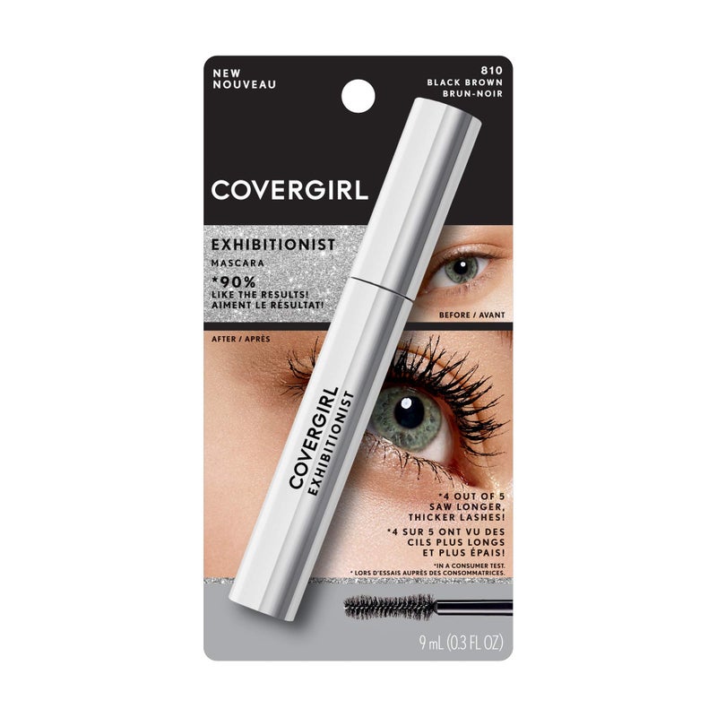 COVERGIRL Eye Enhancer Exhibitionist Mascara 810 Black/Brown 0.3 fl oz (Packaging May Vary) - Image 3