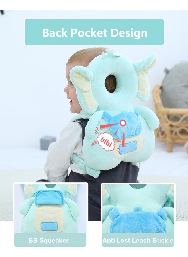 JunNeng JunNeng Head Safety Protector Pad for Baby Toddler Walker, Infant Talking Head Protection Backpack Cushion  - Image 3