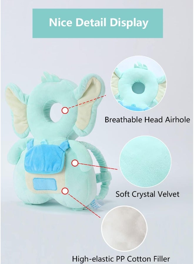 JunNeng JunNeng Head Safety Protector Pad for Baby Toddler Walker, Infant Talking Head Protection Backpack Cushion  - Image 5