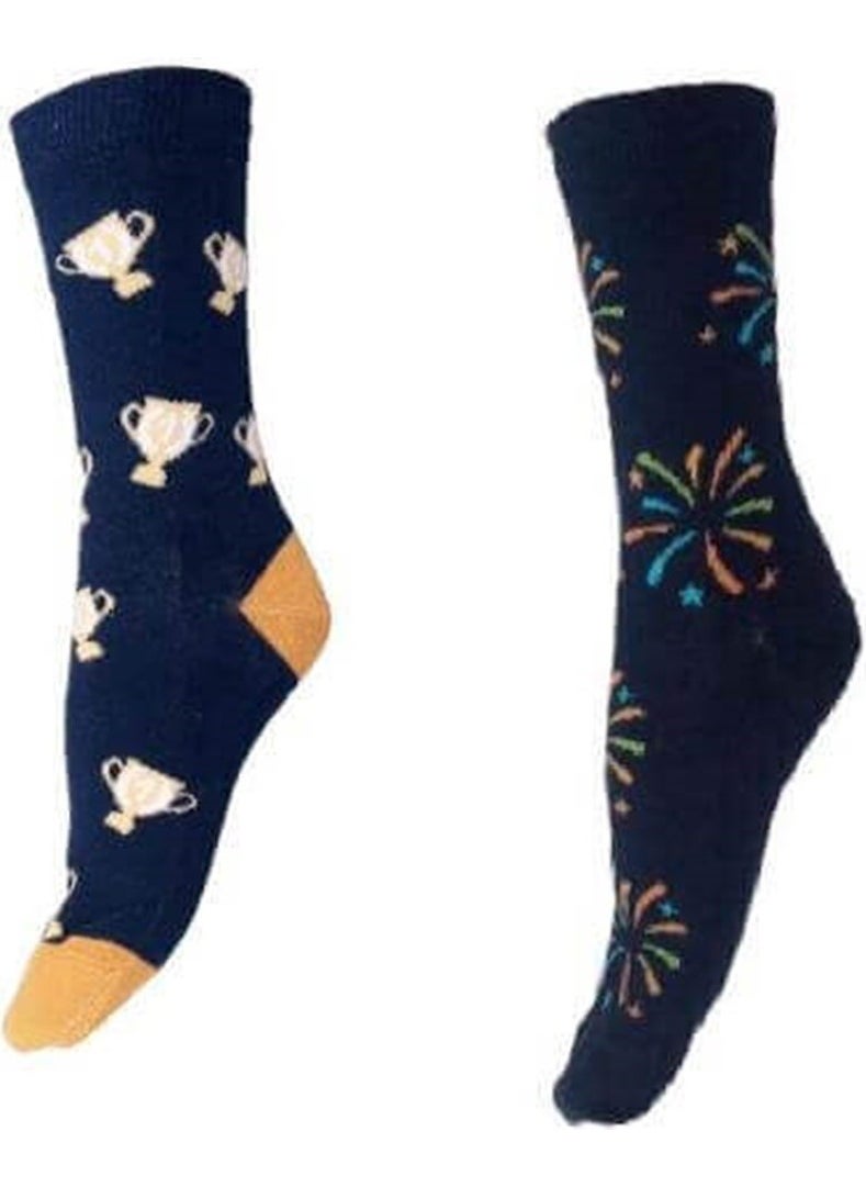 Neşeli Socks - Cheerful Socks 2-Pack 4 Seasons Women's Socks - Image 1
