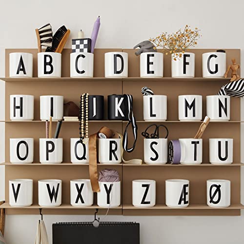 Design Letters Porcelain Coffee Cups (A-Z) | Monogram Mug | Fathers Day Gifts for Dad, Dad Gifts | Initial Coffee Mug | Initial Mug Designed in Denmark | Tea Cup Dishwasher, Microwave Safe | 9 0z - Image 5