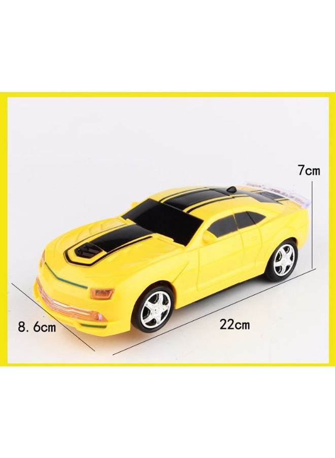 Remote Control Car，Transform Robot RC Cars with Cool LED Headlights, Toys Car with 360 Degree Rotation and One-Button Deformation, Present Birthday Gift for Boys/Girls  - Image 5