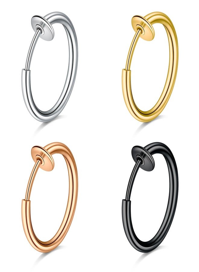 QWALIT حلقة شفاه مزيفة وحلقة ثقب من QWALIT - لدغات ثعبان وحلقة أنف بمشبك - Image 1