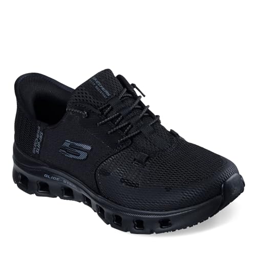 Skechers Womens Work Glide Step Pro SR Edrura Hands Freee Bungee Health Care Professional Shoe Black 75 - Image 3