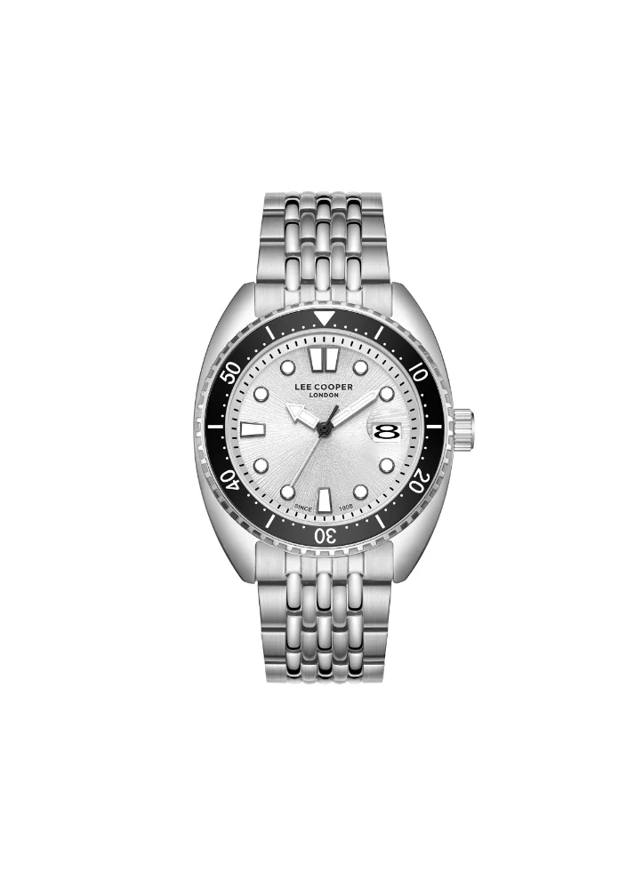 لي كوبر LEE COOPER Men Analog Silver Dial Watch - LC07997.050