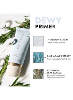 COVER FX COVER FX Dewy Primer - 1 Fl Oz - Radiant-Finish Primer - Moisturizing & Soothing - Safe For All Skin Types  - Image 3