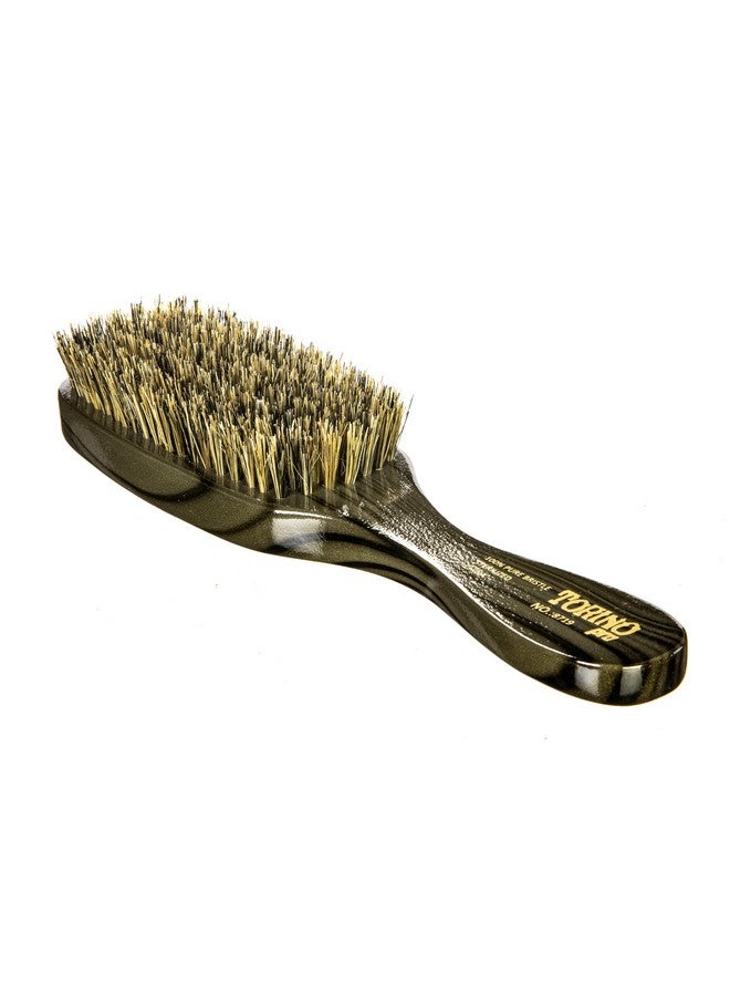 تورينو برو ويف براشز باي براش كينج فرشاة تورينو برو ويف 87197 صف شعيرات متوسطة 100% شعيرات خنزير نقية 100% قوة عمل رائعة لوضع 360 موجة - Image 3