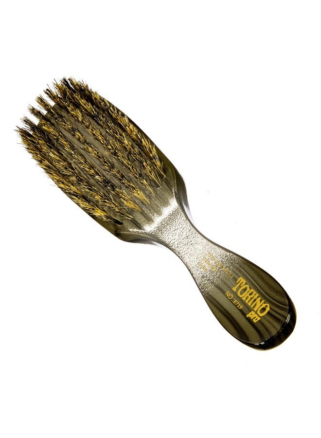 تورينو برو ويف براشز باي براش كينج فرشاة تورينو برو ويف 87197 صف شعيرات متوسطة 100% شعيرات خنزير نقية 100% قوة عمل رائعة لوضع 360 موجة - Image 1