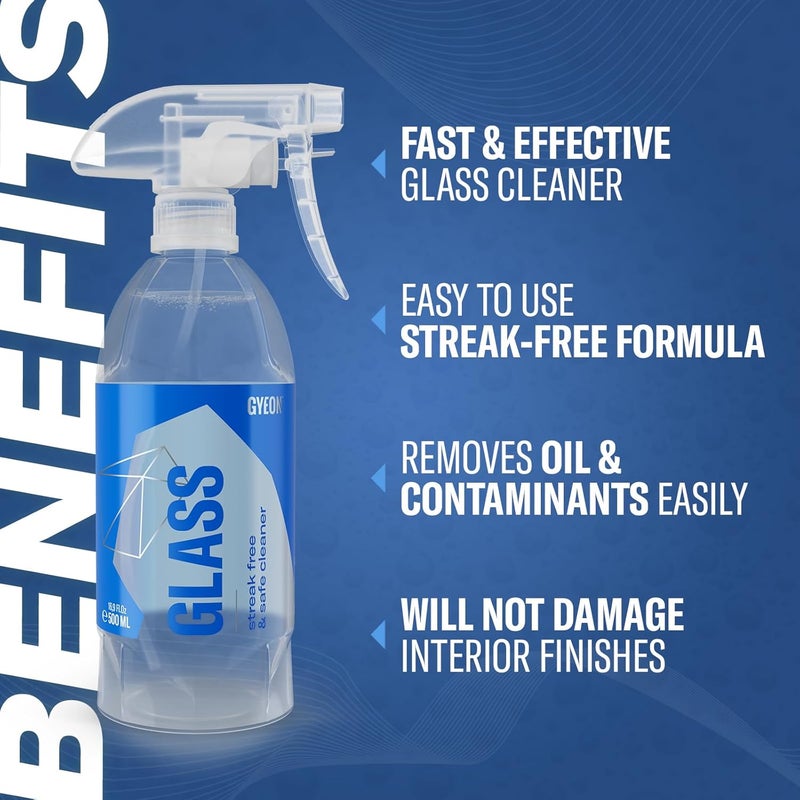 GYEON Quartz Cloth Glass Cleaner 500ml - Image 2