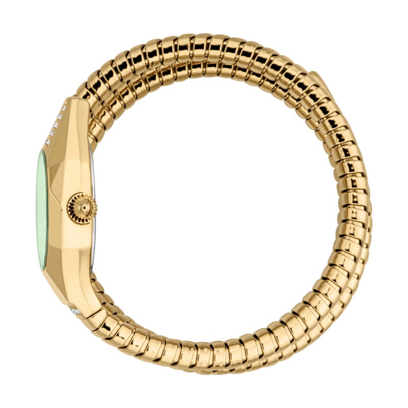 Just Cavalli Lunara Green Dial Yellow Gold Bracelet Watch for Women – JC1L397M0045 - Image 2