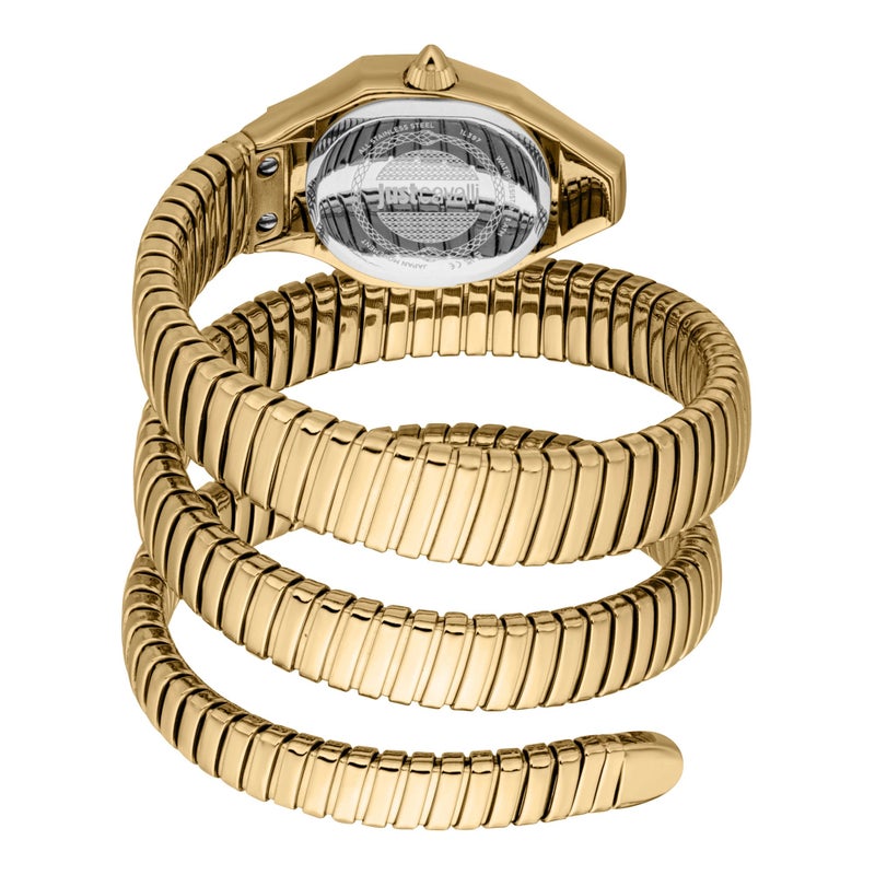 Just Cavalli Lunara Green Dial Yellow Gold Bracelet Watch for Women – JC1L397M0045 - Image 3