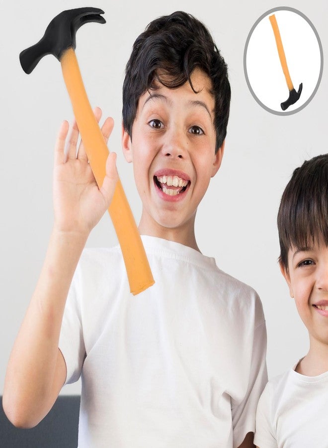 BESTOYARD Hammer Toy Funny Rubber for Halloween Party Props, Cosplay Accessories, Dress-up Fake Hammer for Toddler Performance Photo Decoration - Image 4