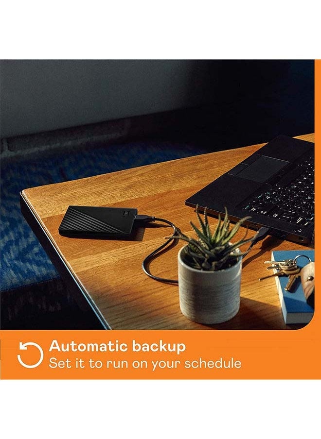 wdd - 1TB My Passport Portable Hard Disk Drive, USB 3.0 with  Automatic Backup- WDBYVG0010BBK-WESN 1 TB - Image 1