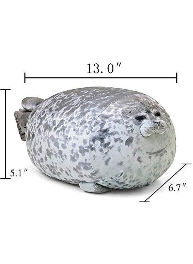 ETAOLINE Chubby Blob Seal Pillow Cute Seal Plush Toy Cotton Stuffed Animals (Small) - Image 5
