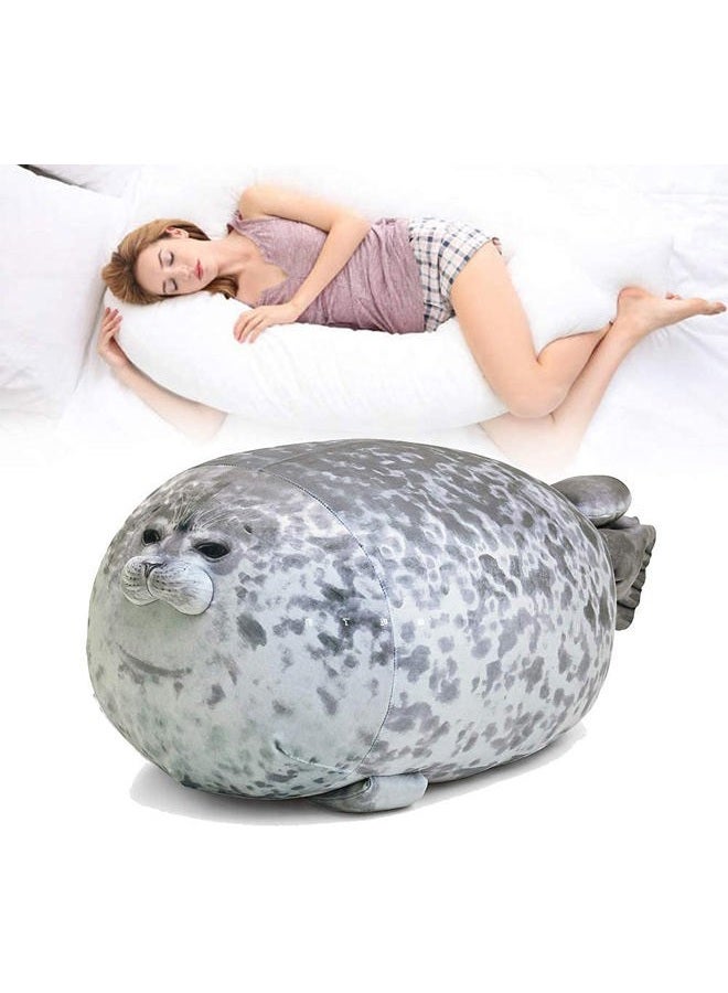 ETAOLINE Chubby Blob Seal Pillow Cute Seal Plush Toy Cotton Stuffed Animals (Small) - Image 2