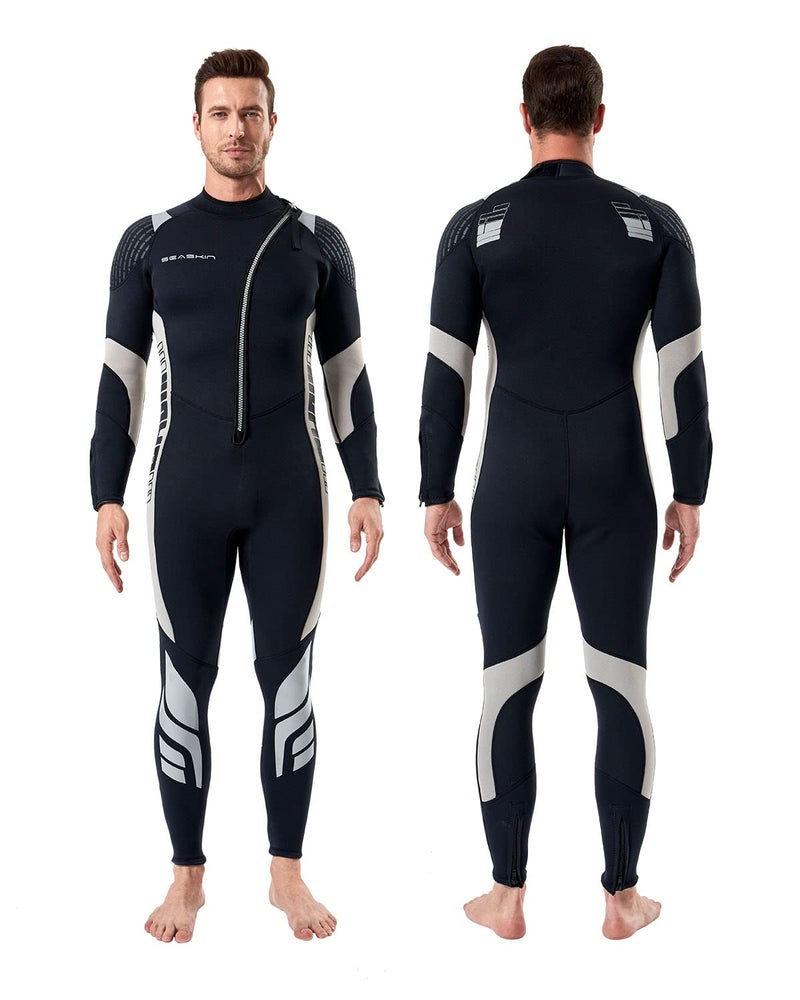 Seaskin Wetsuits for Men Women 3mm Front Zip Full Wetsuit - Image 2