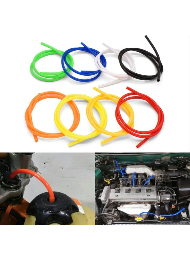 Red Synthetic Rubber Fuel Line Hose 1 Meter Motorcycle Multi Color Options - Image 3