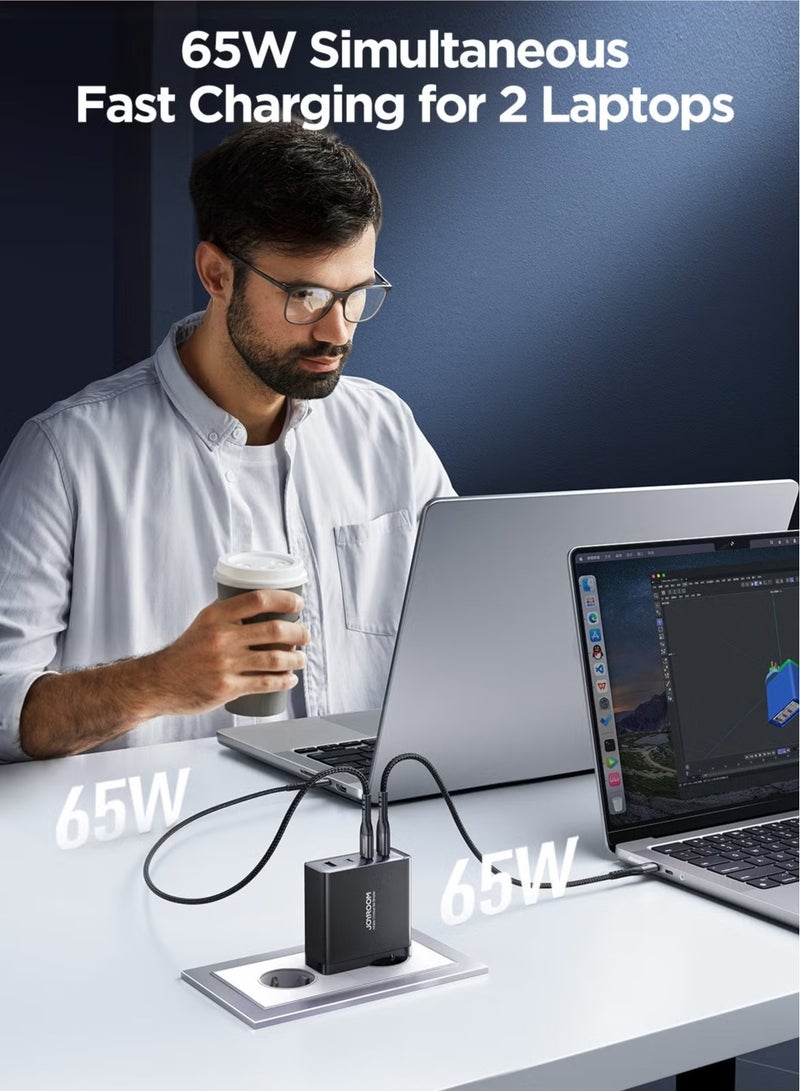 TIGER GaN Ultra JR-TCG05 140W Fast Charger UK – Powerful GaN Technology Charger with 4 Ports (2 USB-C, 2 USB-A), Fast Charging for Laptops, Smartphones, Tablets, and More - Image 5