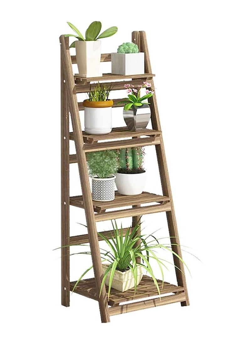 Generic FFD Wooden Flower Stand Plant Shelf Multi Tier Display Rack For Living Room Balcony Office  - Image 1