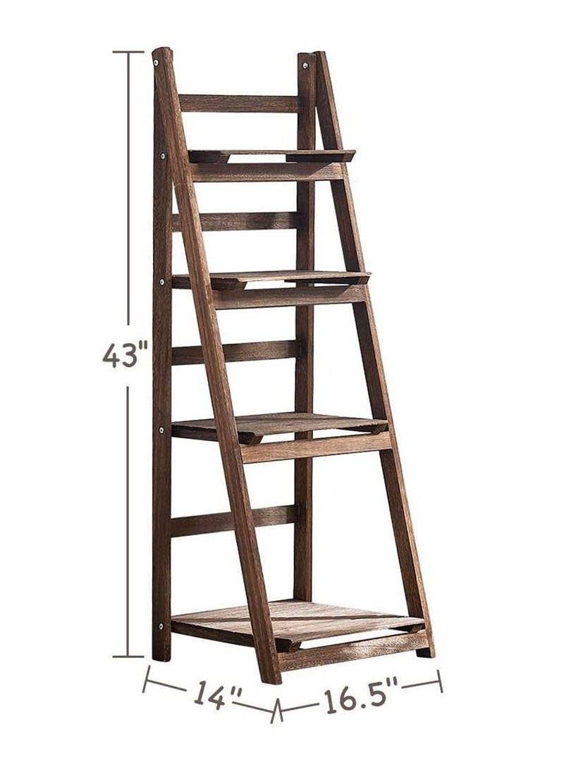 Generic FFD Wooden Flower Stand Plant Shelf Multi Tier Display Rack For Living Room Balcony Office  - Image 4