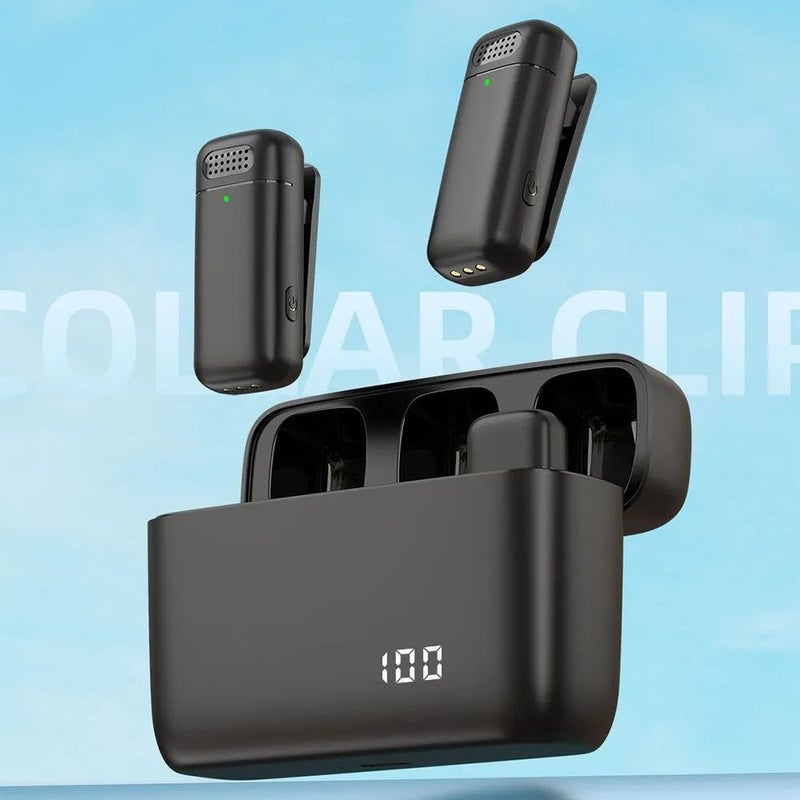 Wireless Microphone Lobby Type With Charging Bin Power Display Large Volume Mobile Phone Live Short Video Noise Reduction Special - Image 2