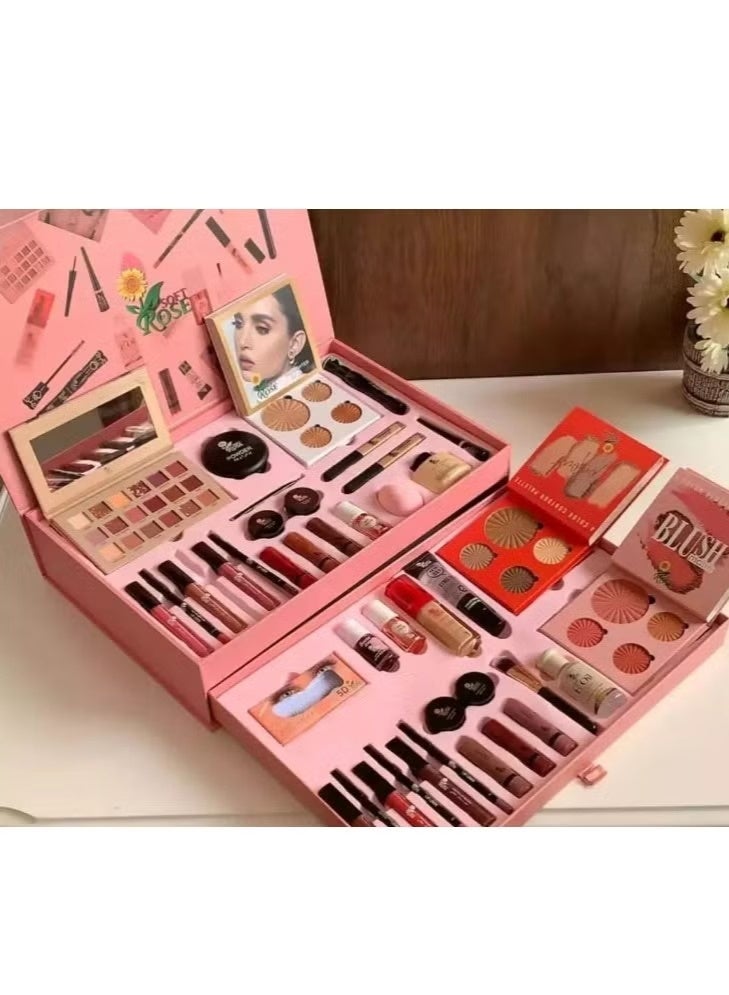 Soft Rose Make Up Box All Cosmetics Products In One Box - Image 1