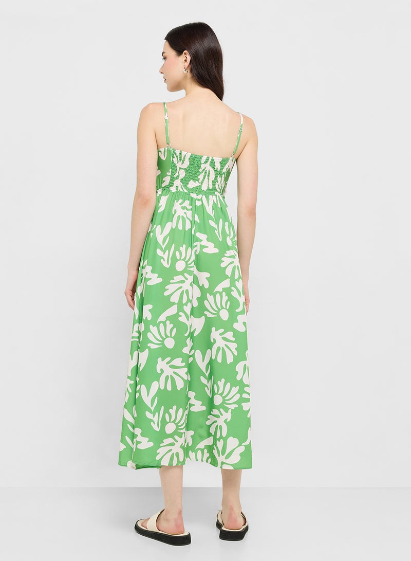 Ginger Floral Print Midi Dress - Image 2