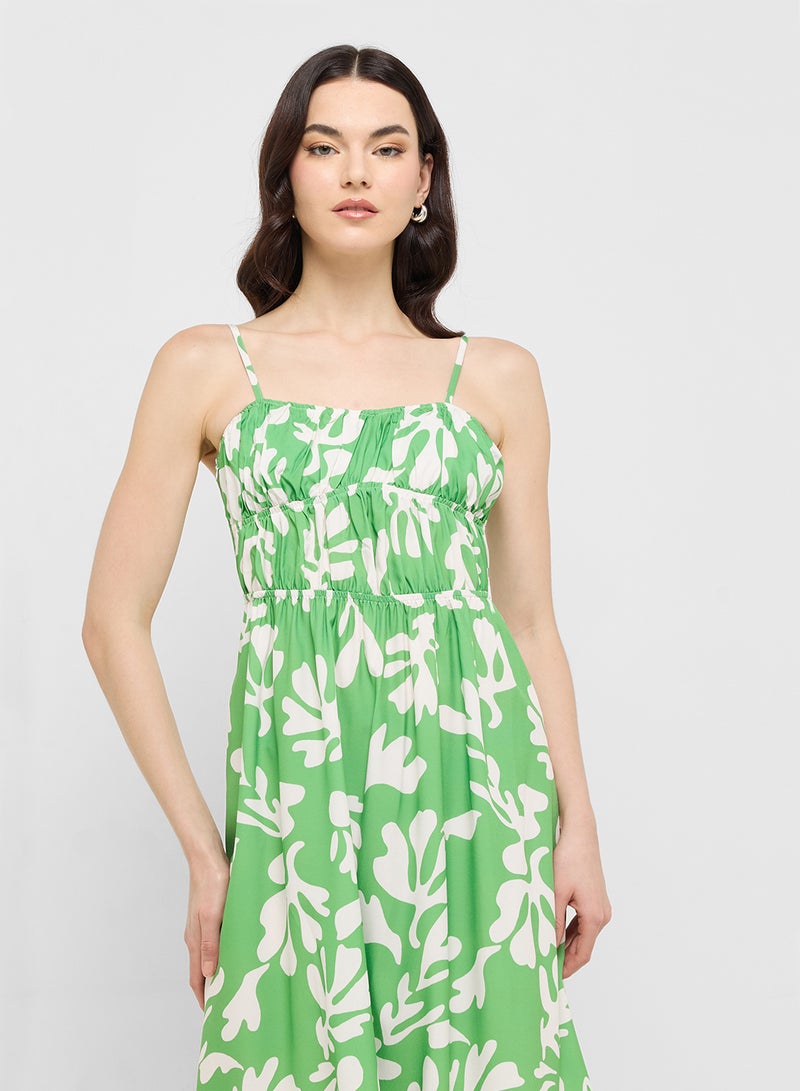 Ginger Floral Print Midi Dress - Image 3