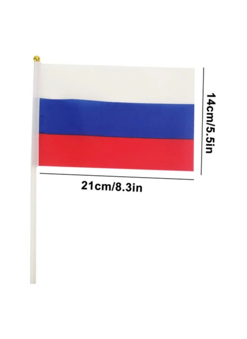 General Flag of Russia, Russian Flag A5 Size, Pack Of 5 Pieces.  - Image 2